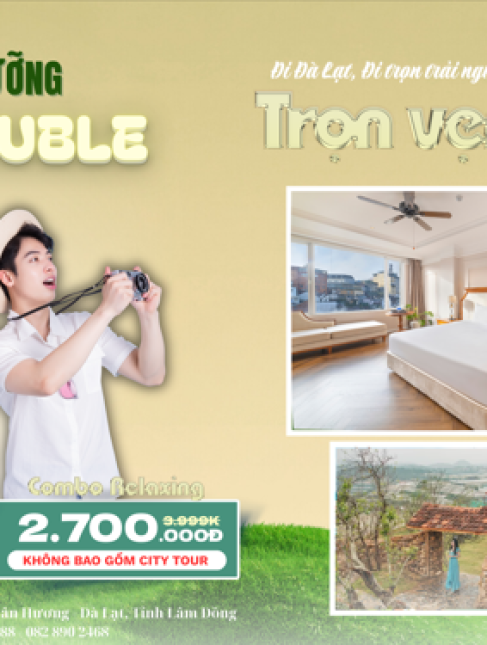 Trải nghiệm COMBO Trọn Vẹn Đà Lạt